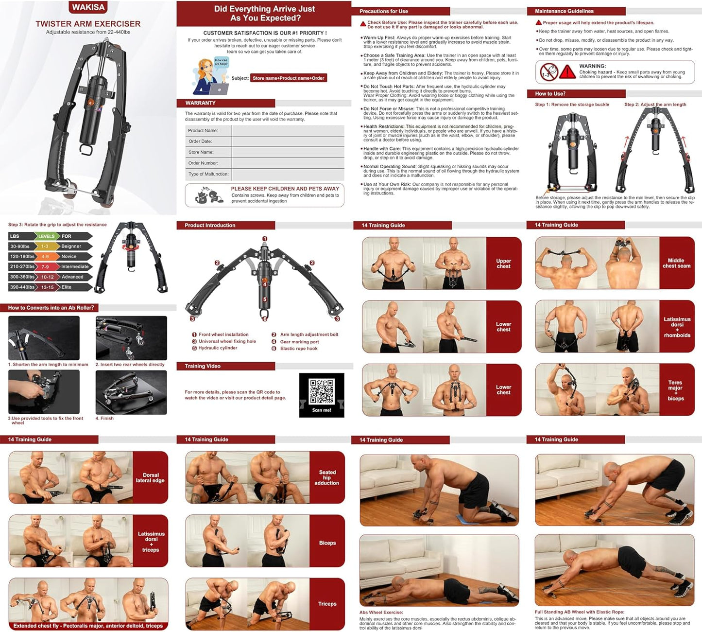 Professional Hydraulic 3-in-1 Strength Trainer